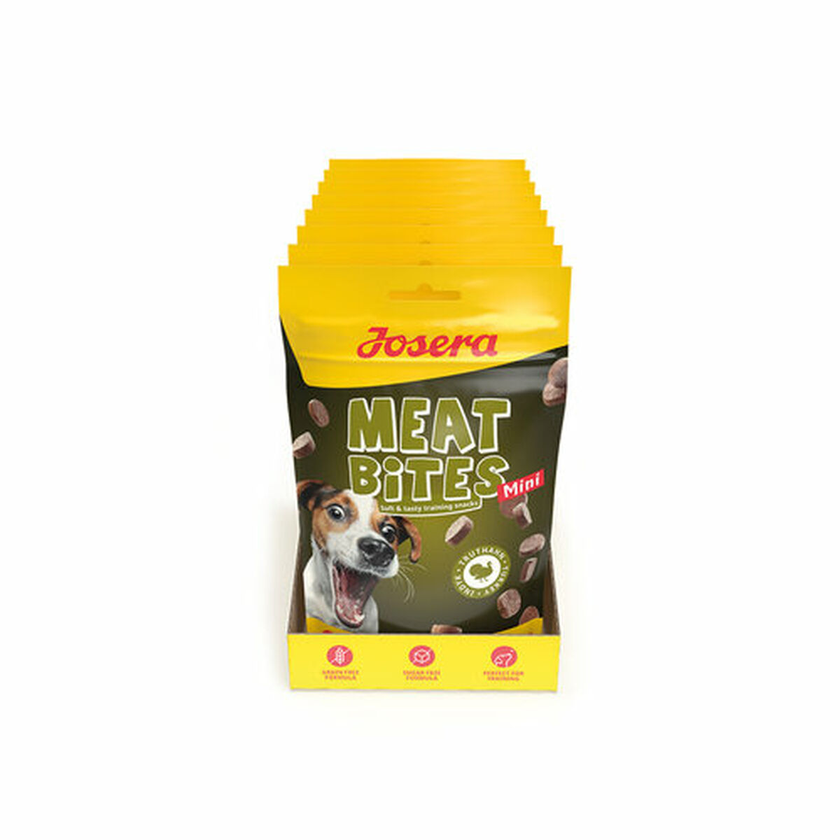 Maškrty pre psov Josera Meat Bites 70 g Páv